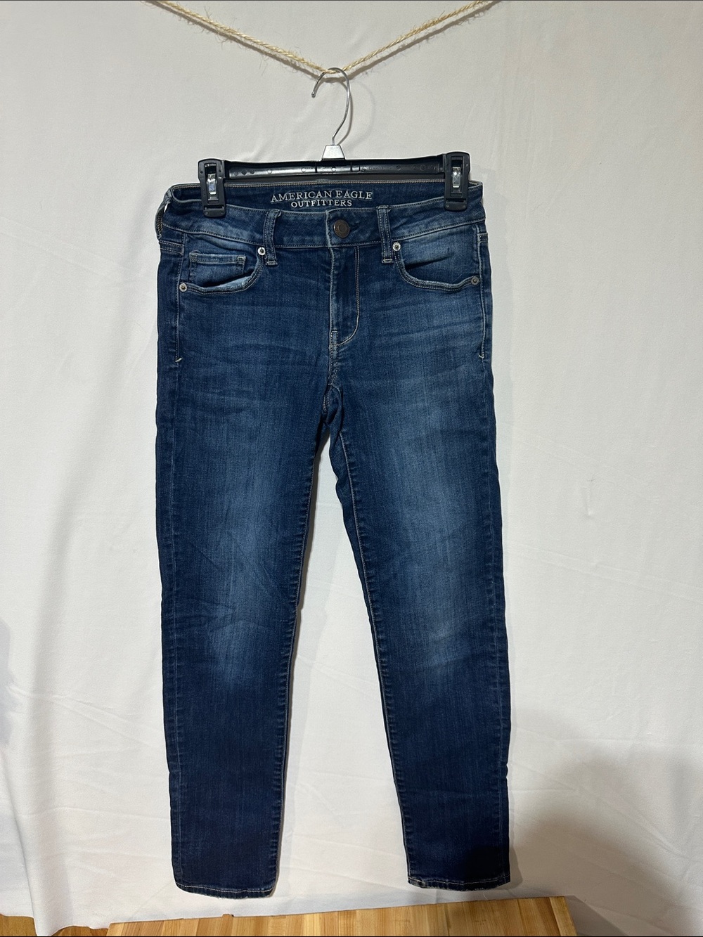 American Eagle Outfitters Navy Blue Skinny Jeans 0108